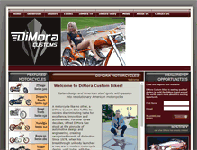 Tablet Screenshot of dimoracustombikes.com